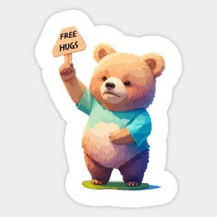 FREE HUGS Sticker